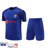 Survetement T Shirt Barcelone bleu Homme 2023 2024 TG803