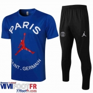 Survetement Foot T-shirt PSG bleu 2021 2022 PL31