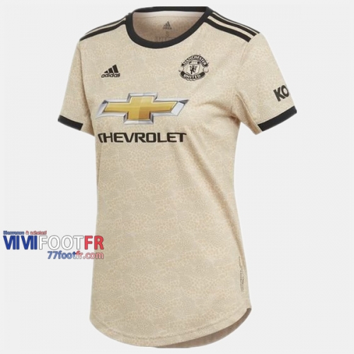 Nouveau Flocage Maillot De Manchester United Femme Exterieur 2019-2020 Personnalise :77Footfr