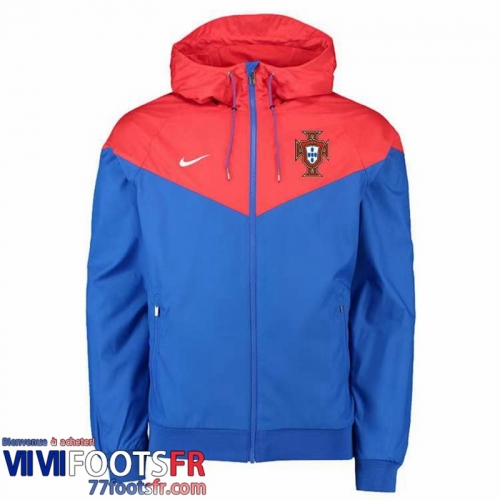 Coupe Vent - Sweat a Capuche Portugal bleu Homme 2022 2023 WK180