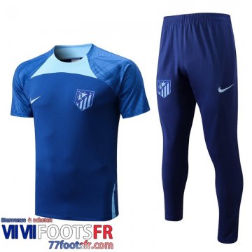 T-Shirt Atletico Madrid bleu Homme 2022 2023 PL535