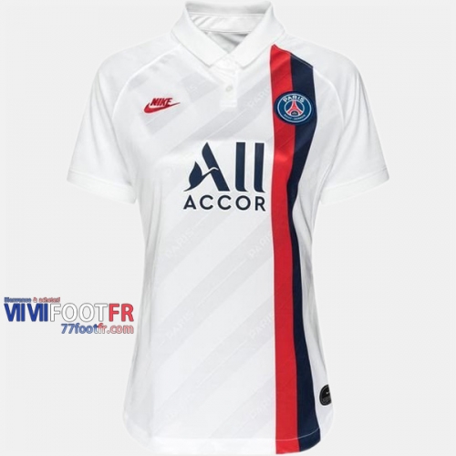 Nouveau Flocage Maillot De PSG Paris ST Germain Femme Third 2019-2020 Personnalise :77Footfr