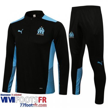 Survetement de Foot Olympique De Marseille le noir Homme 2021 2022 TG125