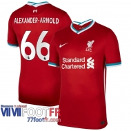 Maillot de foot Liverpool Trent Alexander-Arnold #66 Domicile 2020 2021