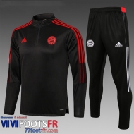 Kits: Survetement de Foot Bayern Munich le noir Enfant 2021 2022 TK83