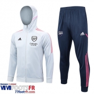 Veste Foot - Sweat A Capuche Arsenal Blanc Homme 2023 2024 JK718