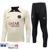 Survetement de Foot PSG abricot Homme 2023 2024 TG738