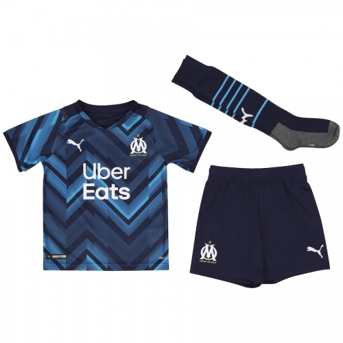 Ensemble Maillot Marseille OM Enfant Exterieur 21-22 Personnalise