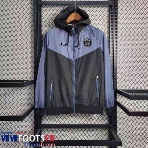 Coupe Vent PSG bleu noir Homme 2023 2024 WK345