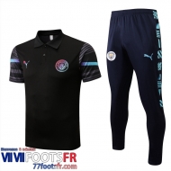 Polo foot Manchester City noir Homme 2022 2023 PL576