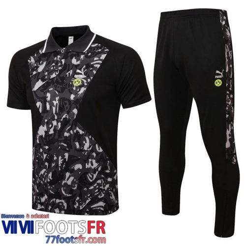 Polo foot Dortmund le noir Homme 2021 2022 PL261
