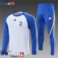 Survetement de Foot Juventus blanc Enfant 21 22 TK185