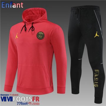 Sweatshirt Foot PSG rouge Enfant 2023 2024 TK591