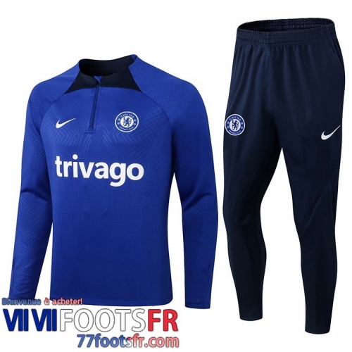 Survetement de Foot Chelsea bleu Homme 22 23 TG385