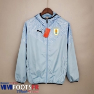 Coupe Vent - Sweat a Capuche Uruguay bleu clair Homme 2022 2023 WK154