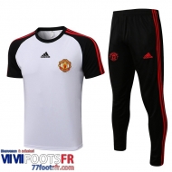 T-Shirt Manchester United blanche Homme 2021 2022 PL268