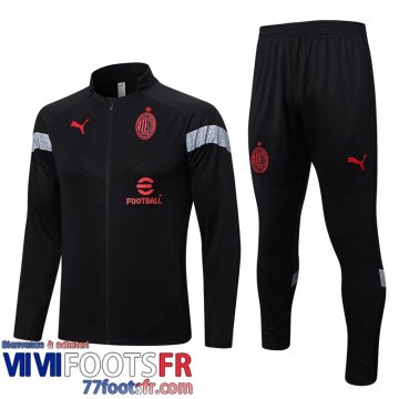 Veste Foot AC Milan noir Homme 2022 2023 JK631