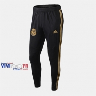 Promo: Nouveau Pantalon Entrainement Foot Real Madrid Thailandais Noir/Jaune 2019/2020