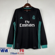 Retro Maillot De Foot Manche Longue Real Madrid Exterieur Homme 17/18 FG294