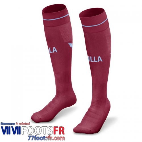 Chaussettes De Foot Aston Villa Domicile Homme 2023 2024