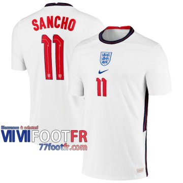 77footfr Angleterre Maillot de foot Sancho #11 Domicile 20-21