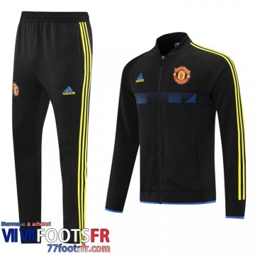 Veste Foot Manchester United le noir Homme 2021 2022 JK162