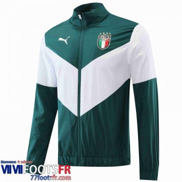 Coupe Vent Italie vert blanc Homme 2022 2023 WK102