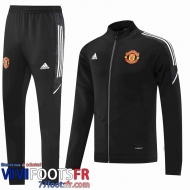 Veste Foot Manchester United le noir Homme 2022 2023 JK317