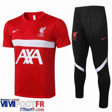 Survetement Foot T-shirt Liverpool rouge 2021 2022 PL01
