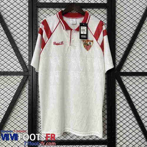 Retro Maillot De Foot Sevilla Domicile Homme 92 93 FG603