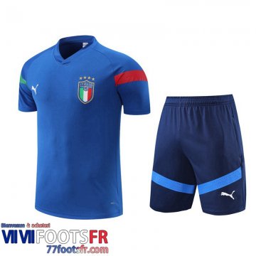 Survetement T Shirt Italie bleu Homme 2022 2023 TG675