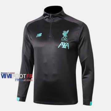 Les Nouveaux Top Qualité Sweatshirt Foot FC Liverpool Noir 2019-2020