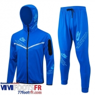 Veste Foot - Sweat A Capuche Sport bleu Homme 2023 2024 JK778