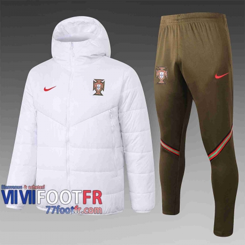 77footfr Veste - Doudoune Foot Portugal blanc 2020 2021 C51