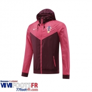 Coupe Vent - Sweat a Capuche Croatie rouge Homme 2022 2023 WK138