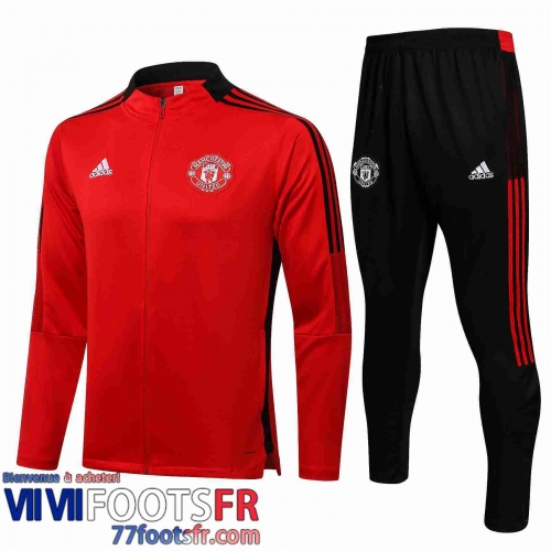 Veste Foot Manchester United rouge Homme 21 22 JK242