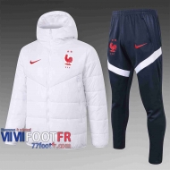 77footfr Veste - Doudoune Foot France blanc 2020 2021 C59