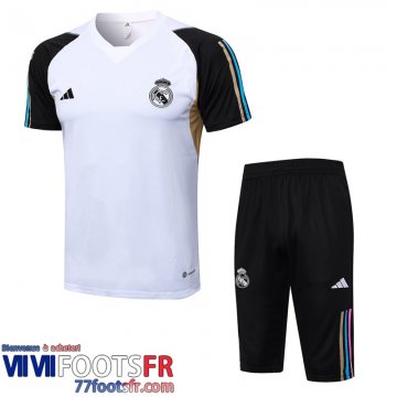 Survetement T Shirt Real Madrid Blanc Homme 2023 2024 TG893