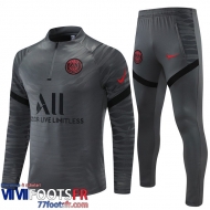 Survetement de Foot PSG gris Homme 21 22 TG208