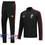 77footfr Veste Foot Belgique noir - Sangles 2020 2021 J01