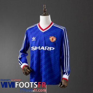 Retro Maillot De Foot Manchester United Exterieur Homme Manche Longue 1986 88 FG850