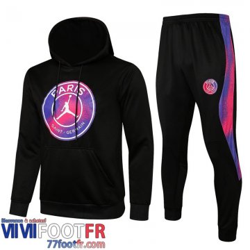 Kits: Sweatshirt Foot - Sweat a Capuche PSG Paris noir Enfant 2021 2022 TK33