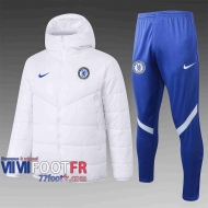 77footfr Veste - Doudoune Foot Chelsea blanc 2020 2021 C52