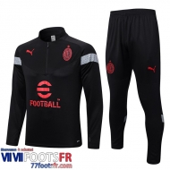 Survetement de Foot AC Milan noir Homme 2022 2023 TG619