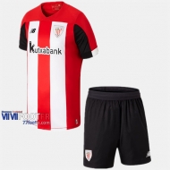 Ensemble Maillot Athletic Bilbao Enfant Domicile 2019-2020 Personnalisé :77Footfr