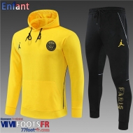 Sweatshirt Foot PSG jaune Enfant 2023 2024 TK590