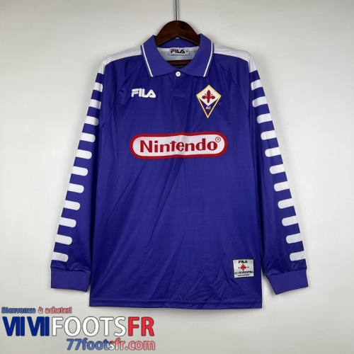 Retro Maillot De Foot Fiorentina Domicile Manches longues Homme 1998 FG325