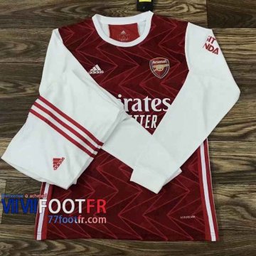 77footfr Maillots foot Arsenal Domicile Manche Longue 2020 2021