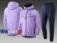 Survetement Foot Sport Sweat a Capuche - Veste violet 2020 2021
