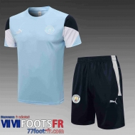 T-shirt Manchester City bleu ciel Homme 21 22 PL244